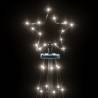 Christmas Cone Tree with 108 LEDs - 180cm Cold White Lighting