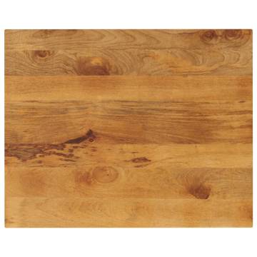 Solid Wood Mango Table Top 90x80x3.8 cm | HipoMarket