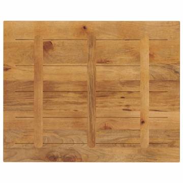 Solid Wood Mango Table Top 90x80x3.8 cm | HipoMarket