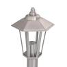 Outdoor Floor Lamp Silver 80 cm Stainless Steel | HipoMarket