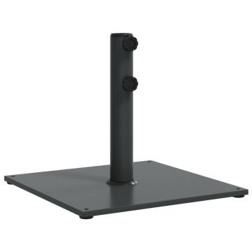 Sturdy 17 kg Square Parasol Base for Ø32-48 mm Poles