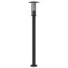 Stylish Outdoor Floor Lamp Black 100 cm Stainless Steel