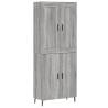 Stylish Highboard Grey Sonoma - Durable Storage Solution