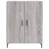 Stylish Highboard Grey Sonoma - Durable Storage Solution