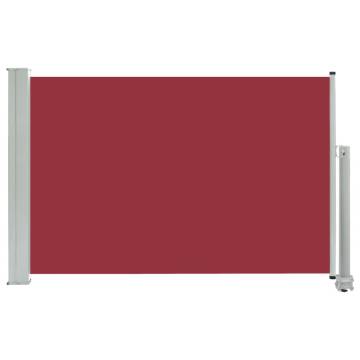 Patio Retractable Side Awning 60x300 cm - Red