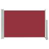 Patio Retractable Side Awning 60x300 cm - Red