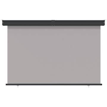 Stylish Grey Balcony Side Awning - 145x250 cm | HipoMarket