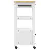 Kitchen Trolley MONZA - Vintage Solid Wood Pine 48x40x90 cm