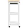 Kitchen Trolley MONZA - Solid Wood Pine 60x40x90 cm