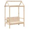 Versatile Day Bed and Bench Set - Solid Pine Wood 90x190 cm