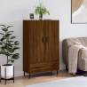 Stylish Highboard Brown Oak - Modern Engineered Wood Design