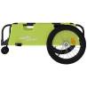 Bike Trailer - Green & Black Oxford Fabric - 45 kg Capacity