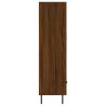 Stylish Highboard Brown Oak - Modern Engineered Wood Design