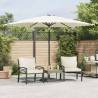 Garden Parasol with Steel Pole White 288x288x225 cm Colour white Size 288 x 288 x 225 cm Quantity in Package 1 