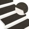 Stair Mats 15 pcs Needle Punch 65x21x4 cm Anthracite Colour anthracite Quantity in Package 15 