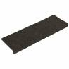 15 Pcs Anthracite Stair Mats - Stylish & Non-Slip 65x21 cm