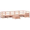 7 Piece Garden Sofa Set - Solid Wood Douglas Fir | HipoMarket