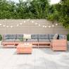 7 Piece Garden Sofa Set - Solid Wood Douglas Fir | HipoMarket