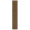 Book Cabinet & Room Divider - Honey Brown Solid Pinewood