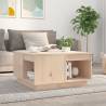 Coffee Table 60x61x32.5 cm Solid Wood Pine Colour natural Size 60 x 61 x 32.5 cm Quantity in Package 1 