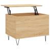 Elegant Coffee Table Sonoma Oak - 60x44.5x45 cm