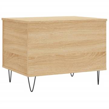 Elegant Coffee Table Sonoma Oak - 60x44.5x45 cm