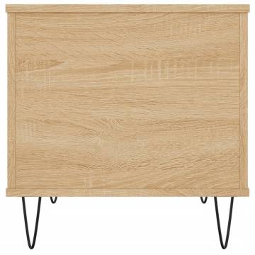 Elegant Coffee Table Sonoma Oak - 60x44.5x45 cm