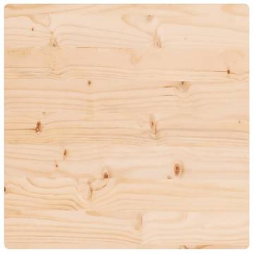 Table Top 50x50 cm - Solid Pine Wood | HipoMarket UK