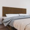 Wall Headboard Honey Brown 204x3x60 cm Solid Wood Pine Colour honey brown Size 204 x 60 cm Quantity in Package 1 