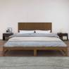 Wall Headboard Honey Brown - Solid Pine Wood Elegance