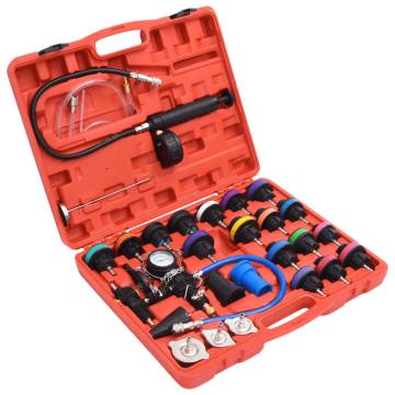 28 Piece Radiator Pressure Tester Kit - High Quality & Durable