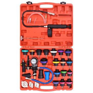 28 Piece Radiator Pressure Tester Kit - High Quality & Durable