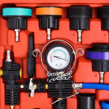 28 Piece Radiator Pressure Tester Kit - High Quality & Durable