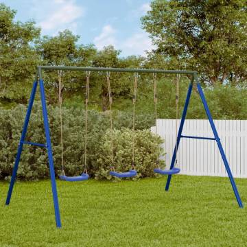 Swing Frame for Outdoors - 6 Hooks - Blue Steel