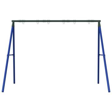 Swing Frame for Outdoors - 6 Hooks - Blue Steel