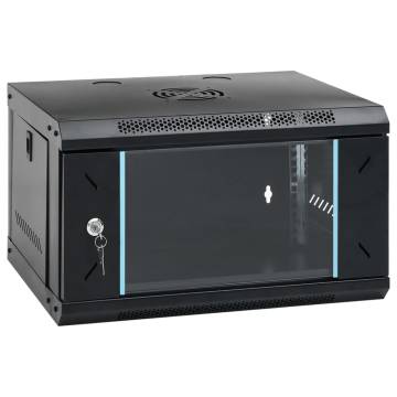 6U Wall Mounted Network Cabinet - 19" IP20 | Durable & Secure