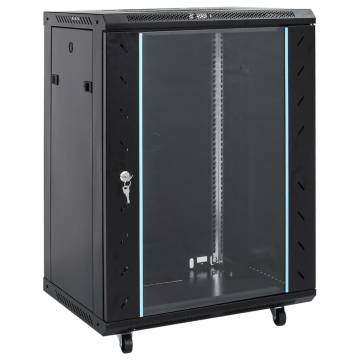 15U Network Cabinet with Swivel Feet - Durable & Secure | HipoMarket