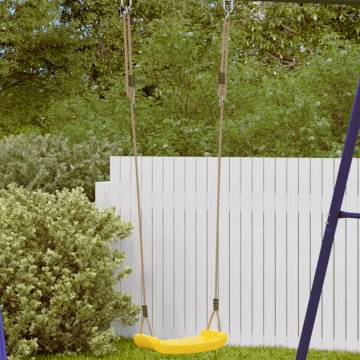 Outdoor Swing Seat for Kids - Adjustable Rope Yellow