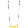 Outdoor Swing Seat for Kids - Adjustable Rope Yellow