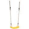 Outdoor Swing Seat for Kids - Adjustable Rope Yellow