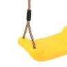 Outdoor Swing Seat for Kids - Adjustable Rope Yellow