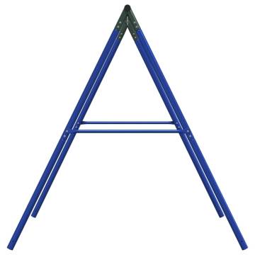 Blue Steel Outdoor Swing Frame with 2 Hooks - Hipomarket