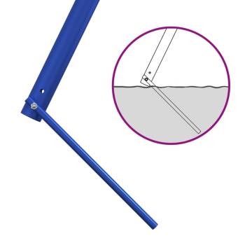 Blue Steel Outdoor Swing Frame with 2 Hooks - Hipomarket