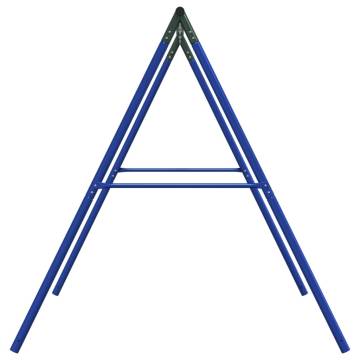 Blue Steel Swing Frame for Outdoor Play | Hipomarket UK