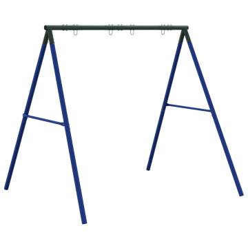 Blue Steel Swing Frame for Outdoor Play | Hipomarket UK