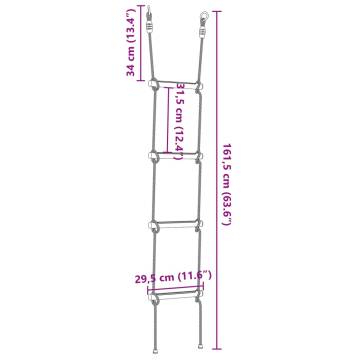 Multicolour Rope Ladder for Kids - Fun & Safe Outdoor Play