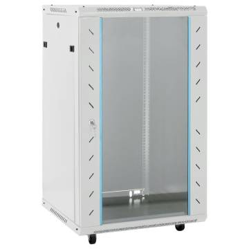 18U Network Cabinet with Swivel Feet - 60x60x100 cm