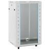 18U Network Cabinet with Swivel Feet 19" IP20 60x60x100 cm Colour grey Size 600 x 600 x 1000 mm 