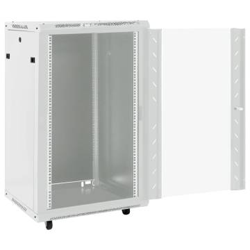 18U Network Cabinet with Swivel Feet - 60x60x100 cm