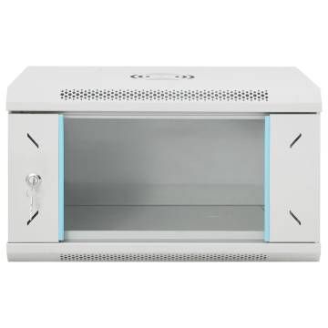 6U Wall Mounted Network Cabinet - 19" IP20 - Durable & Secure